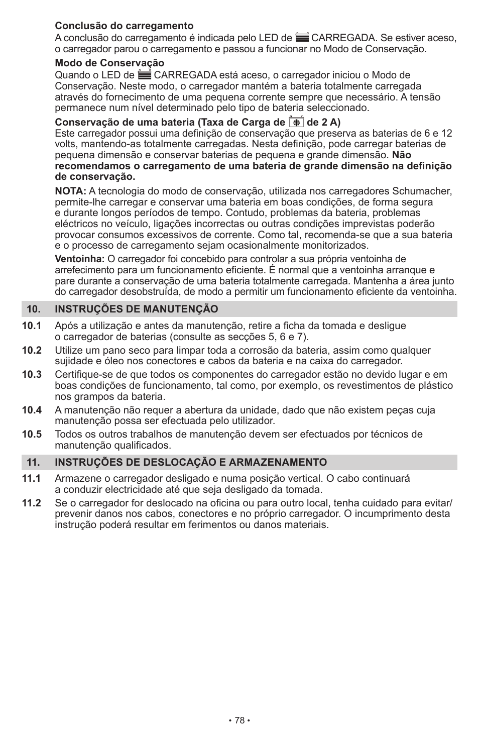 Schumacher SCI10 User Manual | Page 78 / 87