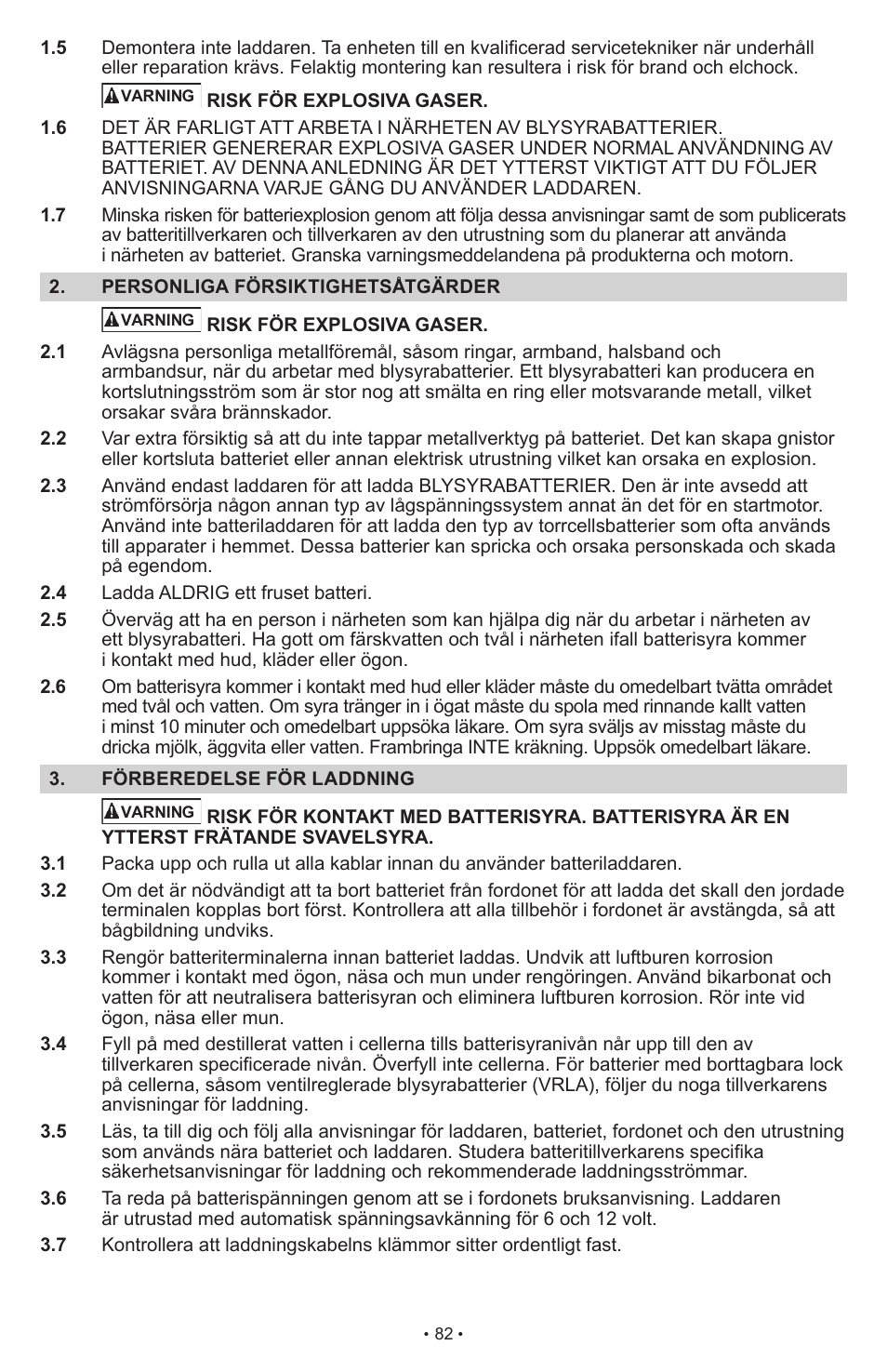 Schumacher SCI10 User Manual | Page 82 / 87