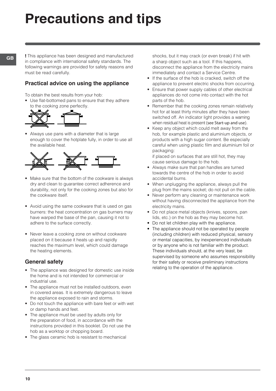 Precautions and tips | Indesit VRH 642 DO X User Manual | Page 10 / 56