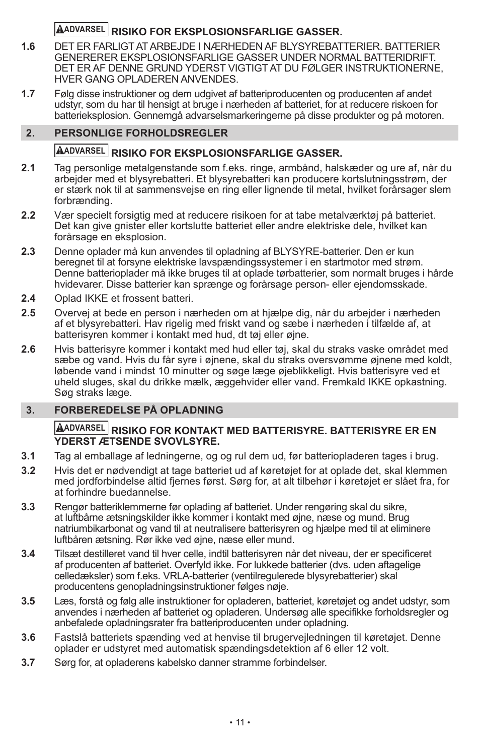 Schumacher SCI15 User Manual | Page 11 / 89