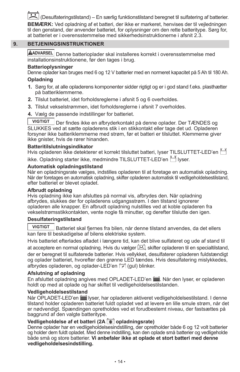 Schumacher SCI15 User Manual | Page 14 / 89