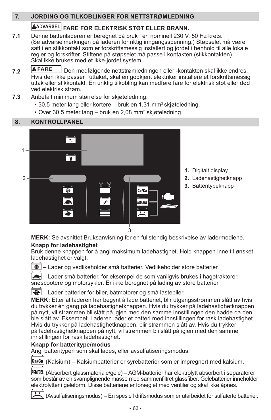 Schumacher SCI15 User Manual | Page 63 / 89