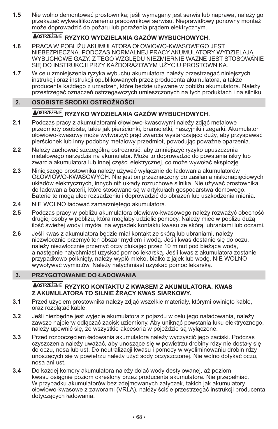 Schumacher SCI15 User Manual | Page 68 / 89