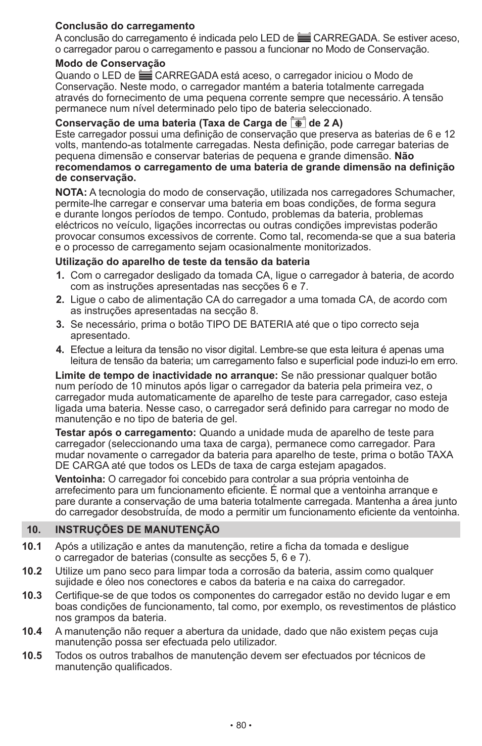 Schumacher SCI15 User Manual | Page 80 / 89