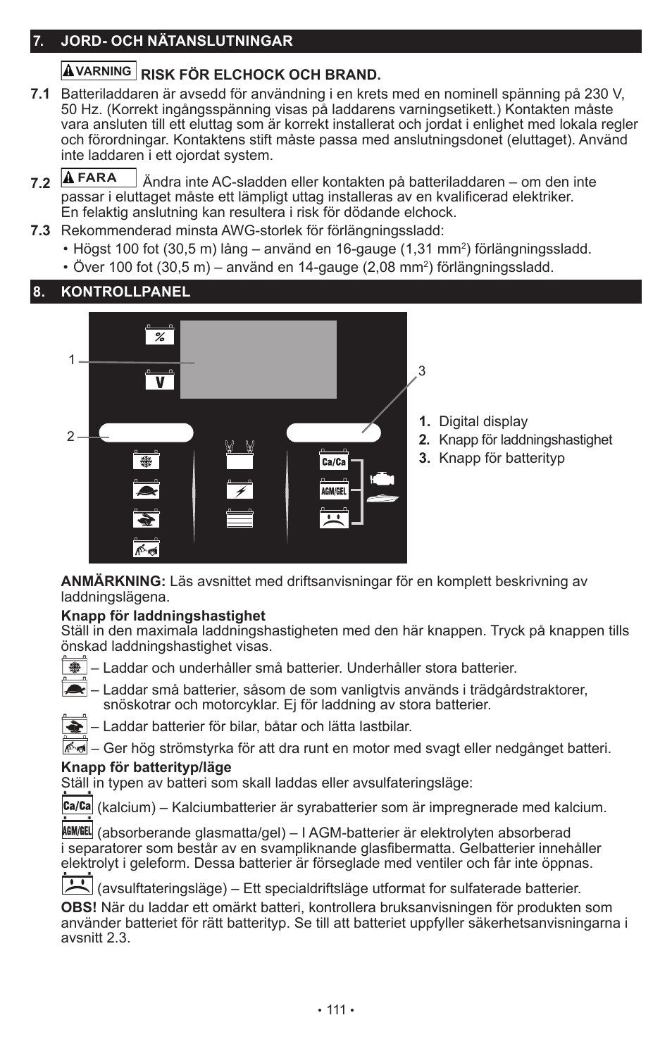 Schumacher SCI90 User Manual | Page 111 / 120