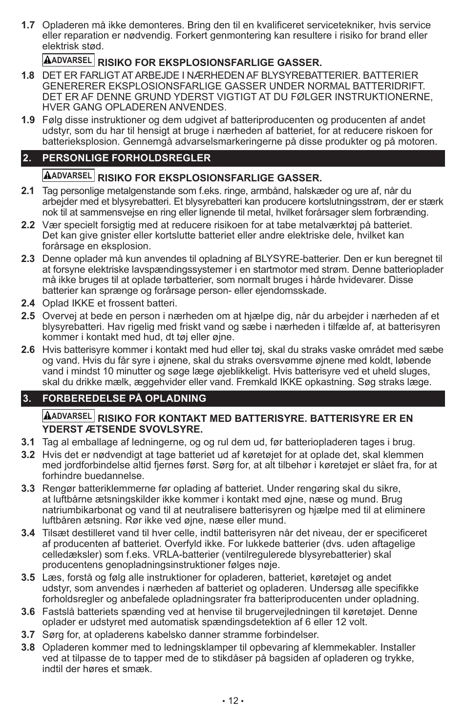 Schumacher SCI90 User Manual | Page 12 / 120