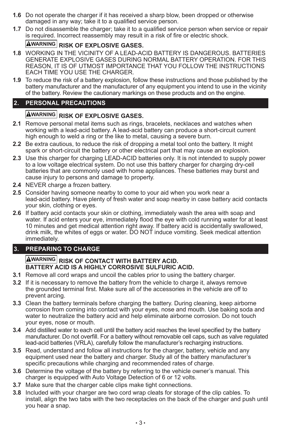 Schumacher SCI90 User Manual | Page 3 / 120