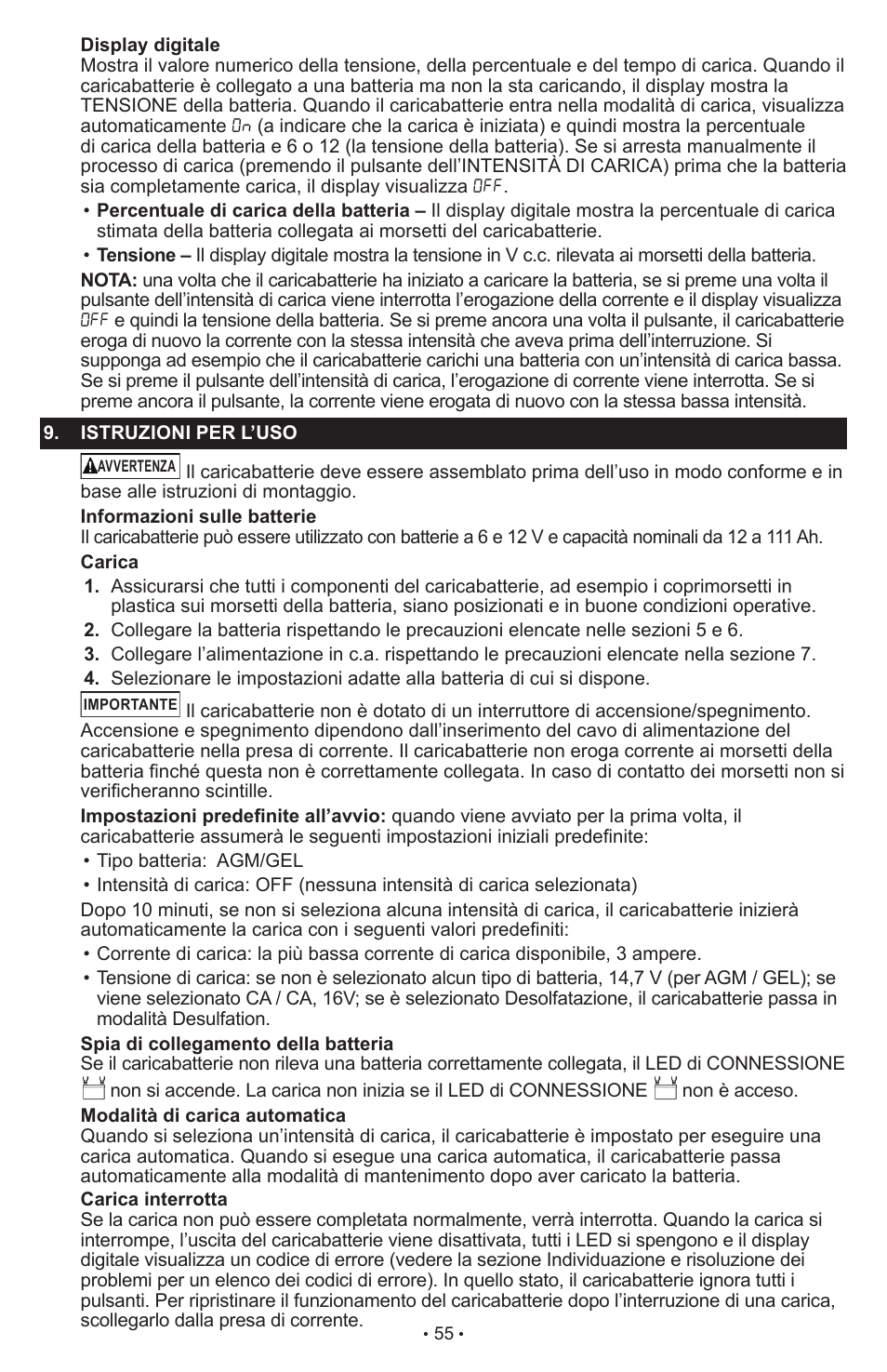 Schumacher SCI90 User Manual | Page 55 / 120