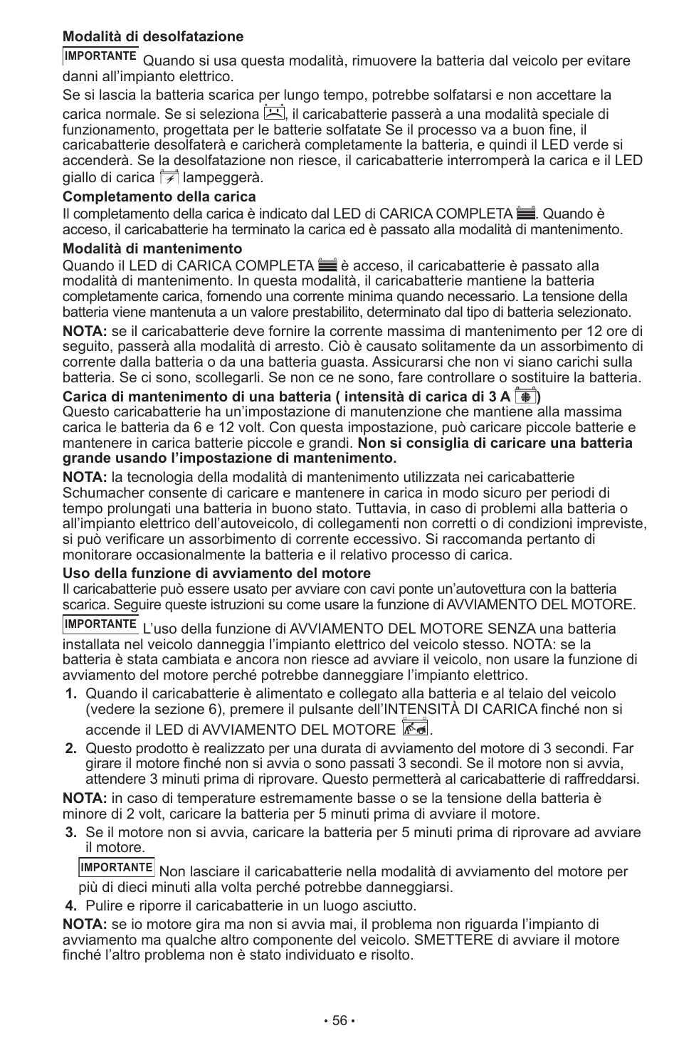 Schumacher SCI90 User Manual | Page 56 / 120