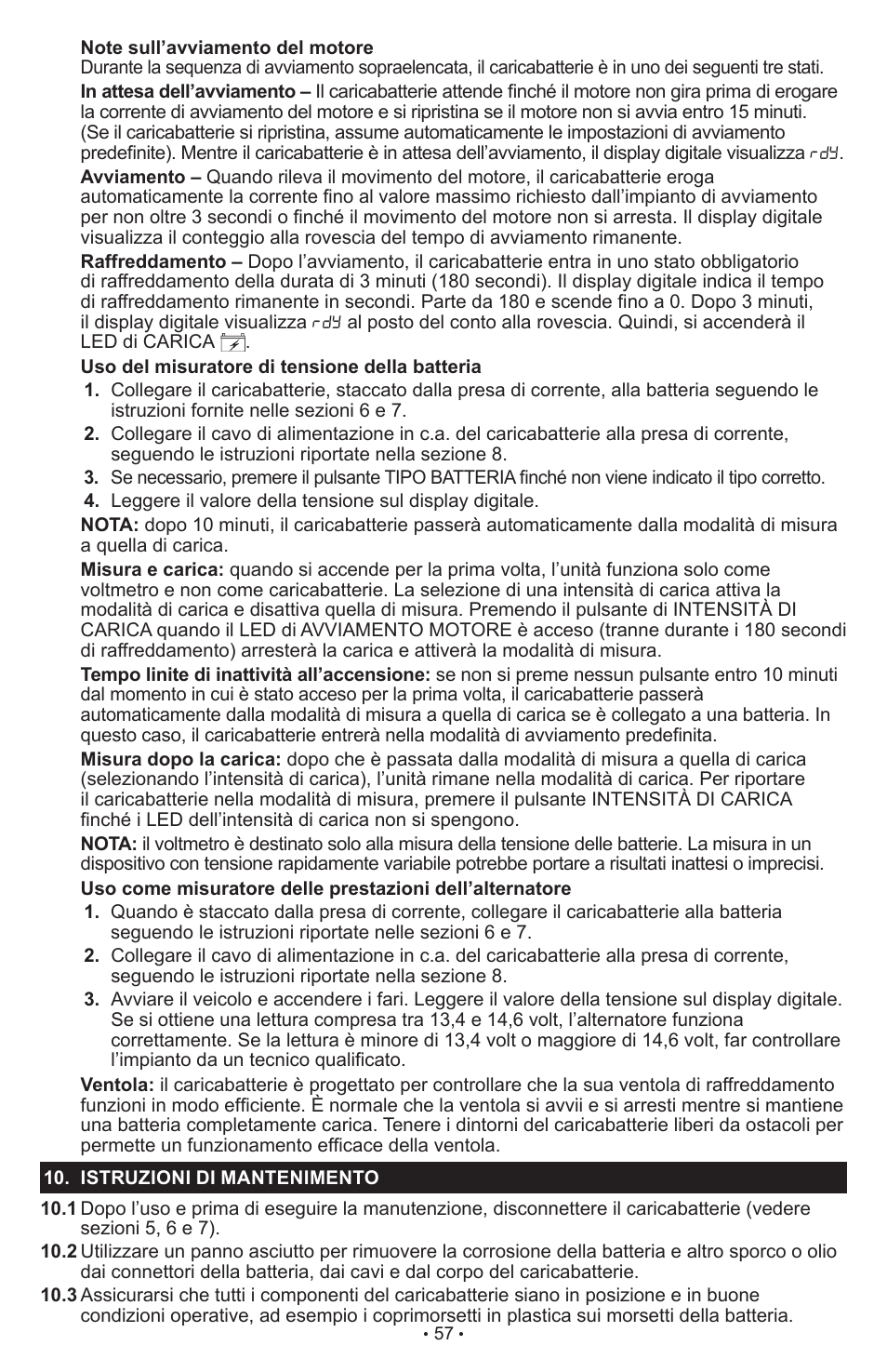 Schumacher SCI90 User Manual | Page 57 / 120