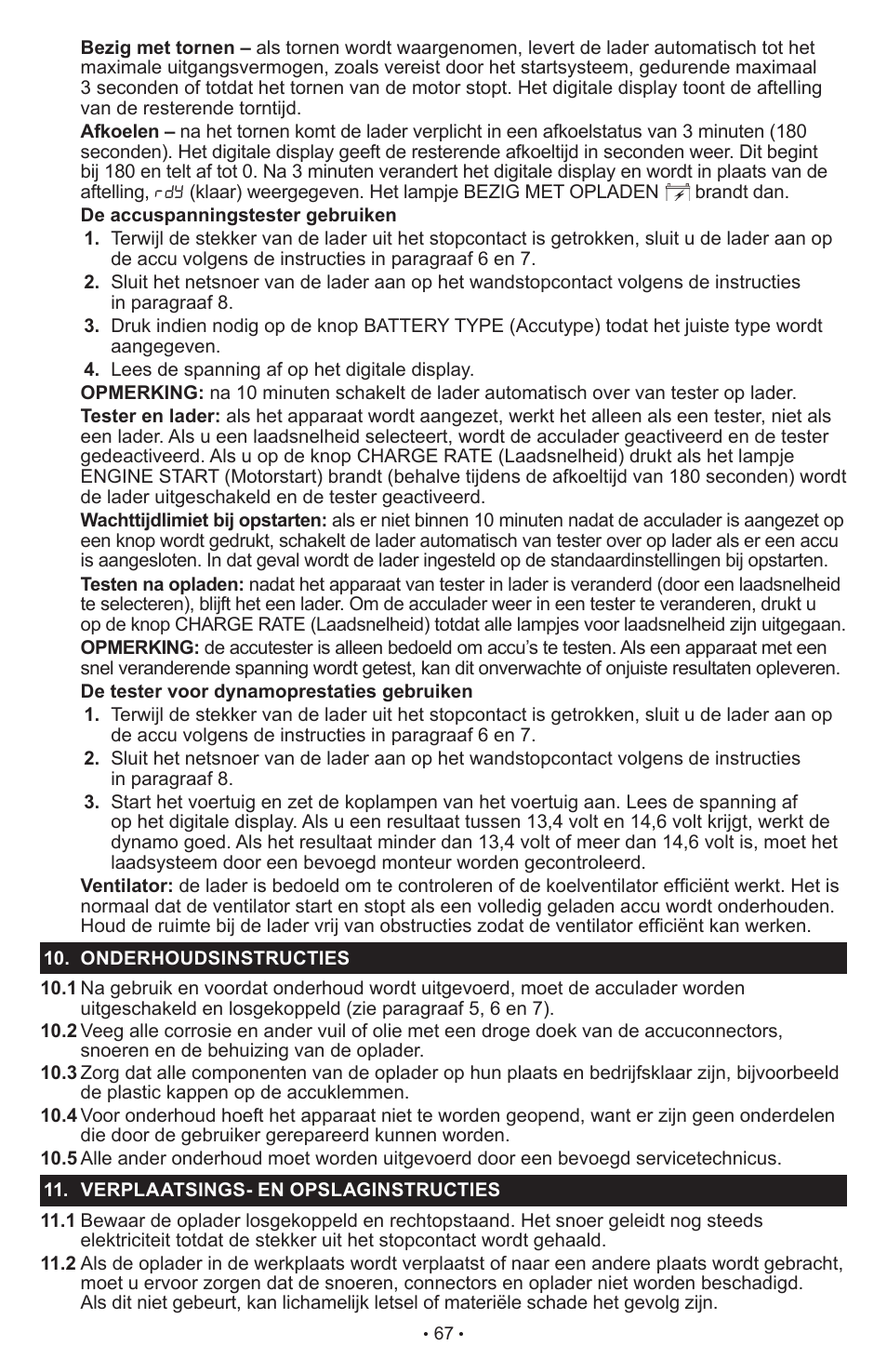 Schumacher SCI90 User Manual | Page 67 / 120