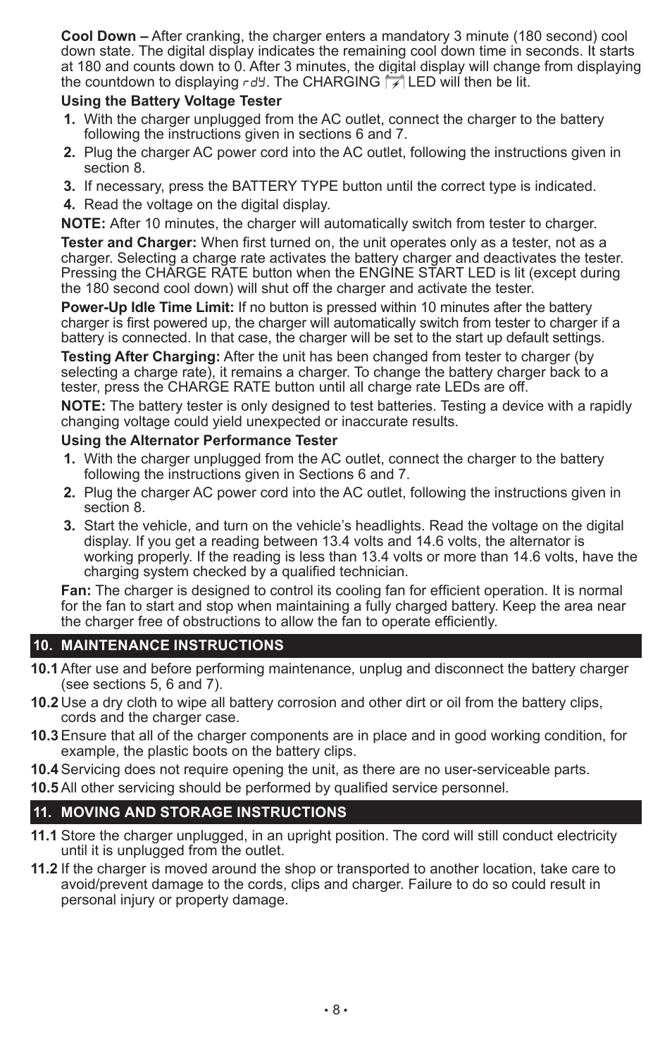 Schumacher SCI90 User Manual | Page 8 / 120
