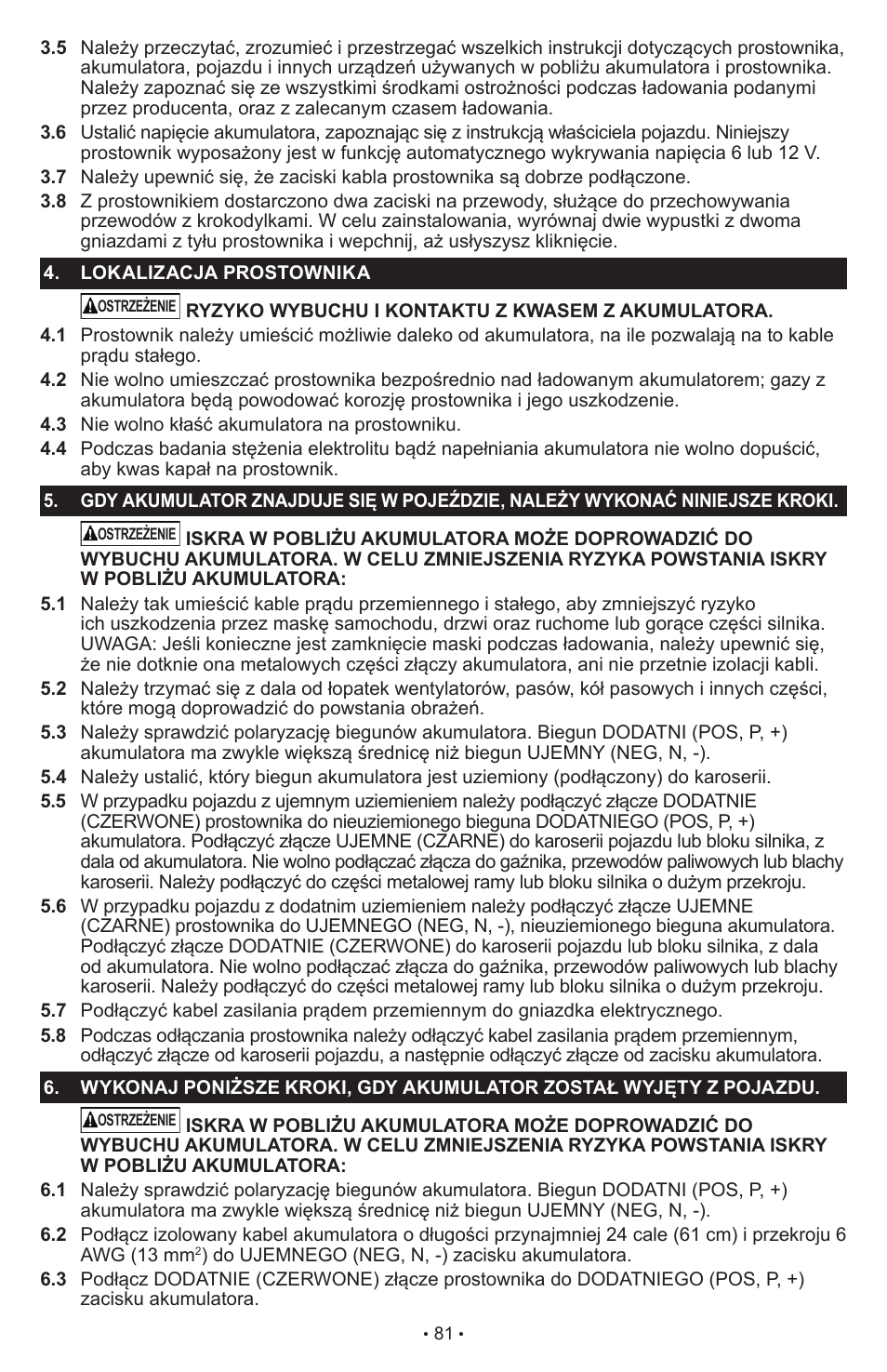 Schumacher SCI90 User Manual | Page 81 / 120