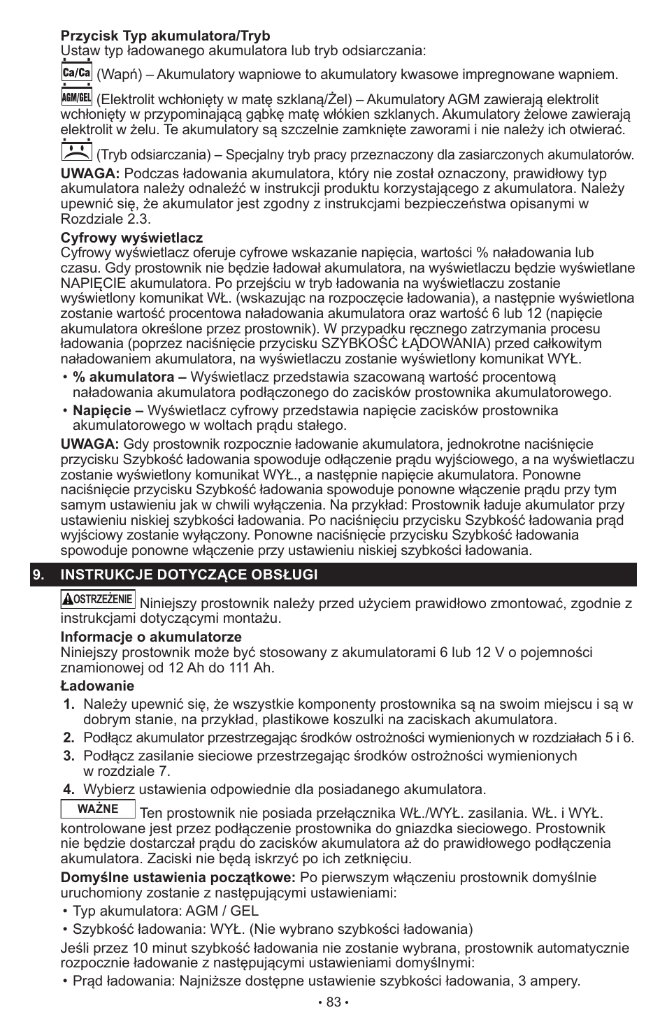 Schumacher SCI90 User Manual | Page 83 / 120