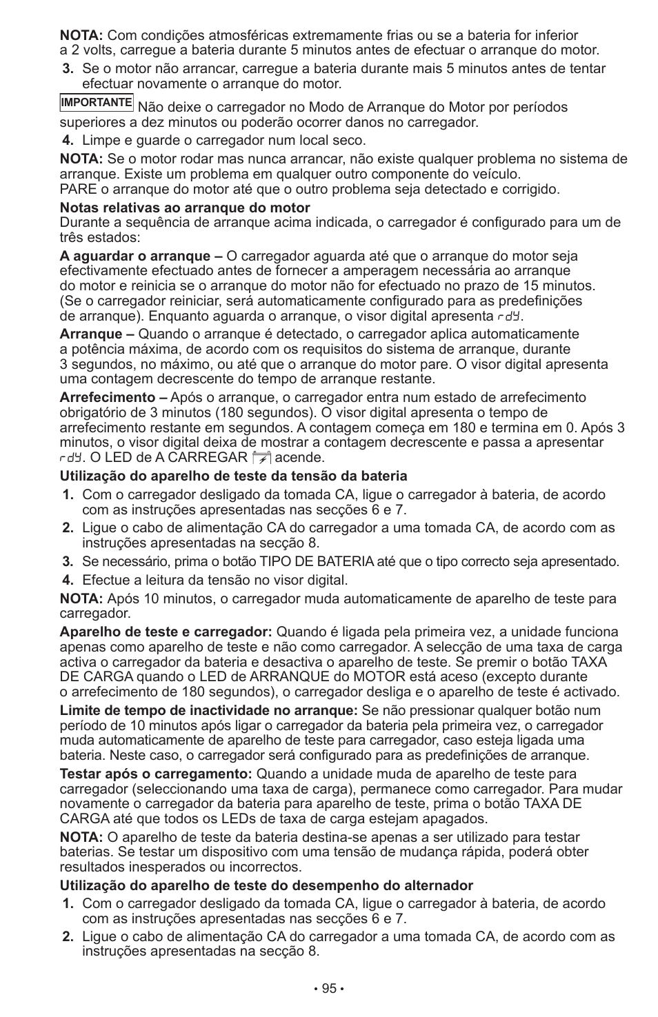 Schumacher SCI90 User Manual | Page 95 / 120