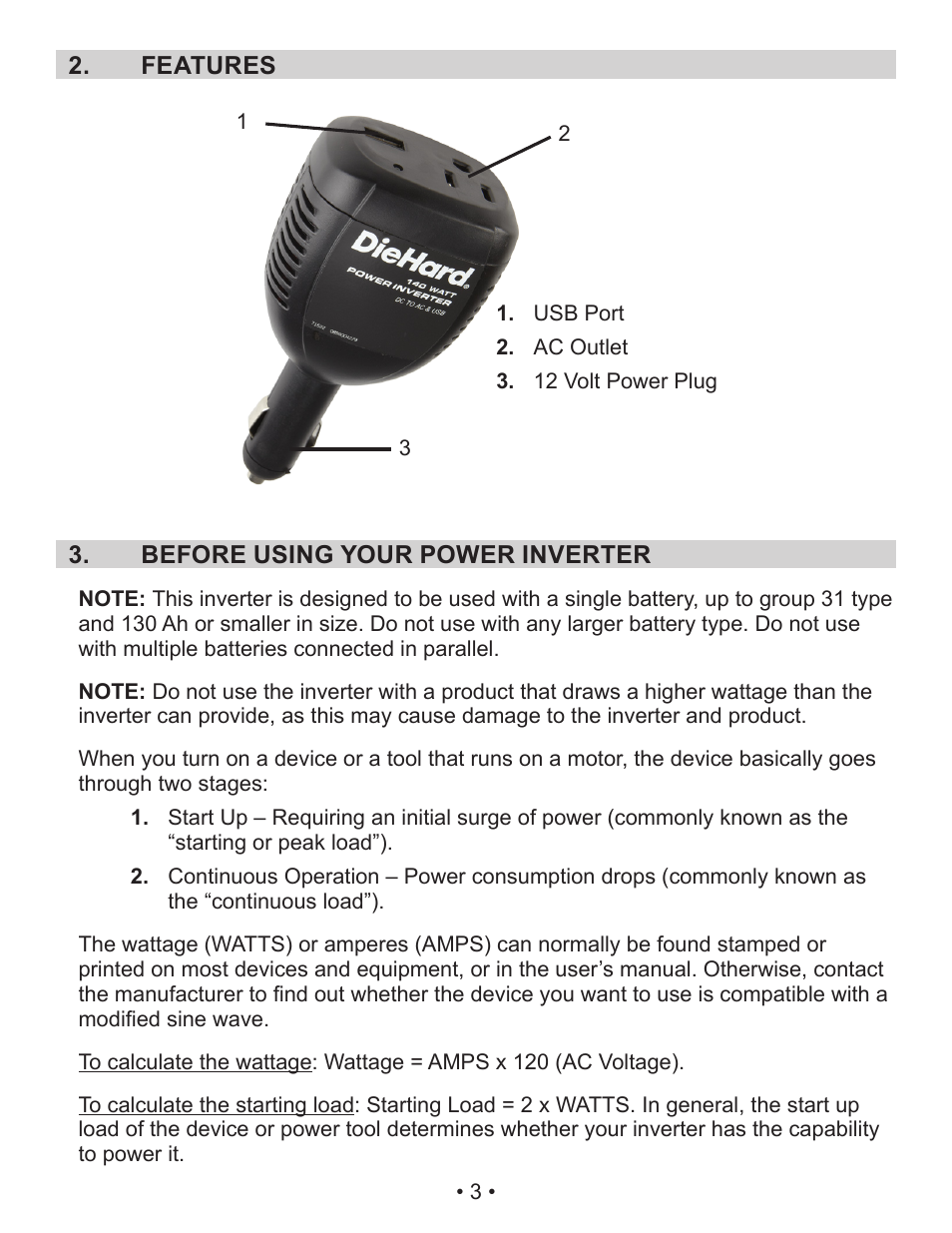 Schumacher 71522 SEARS User Manual | Page 6 / 11