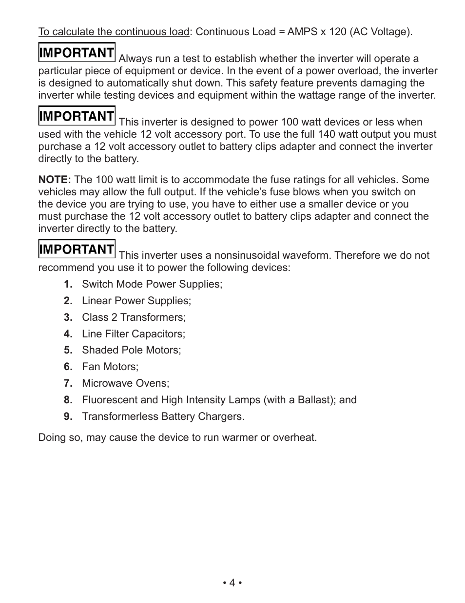 Schumacher 71522 SEARS User Manual | Page 7 / 11