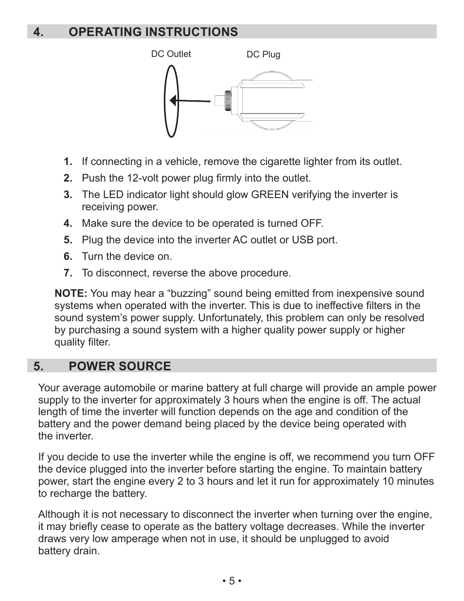 Schumacher 71522 SEARS User Manual | Page 8 / 11