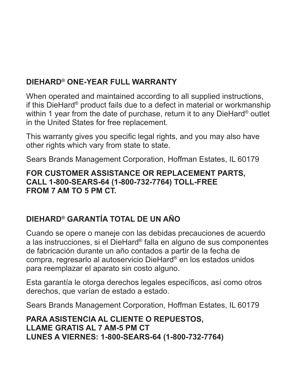 Schumacher 71495 5SEARS User Manual | Page 2 / 24