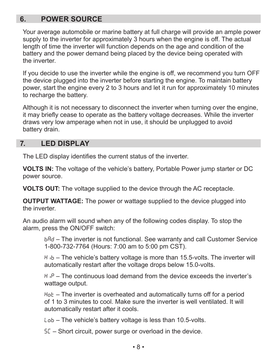 Schumacher 71494 5SEARS User Manual | Page 11 / 14