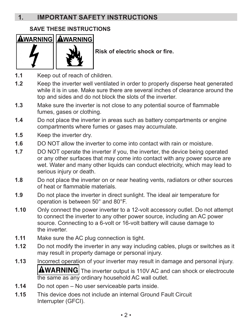 Schumacher 71494 5SEARS User Manual | Page 5 / 14