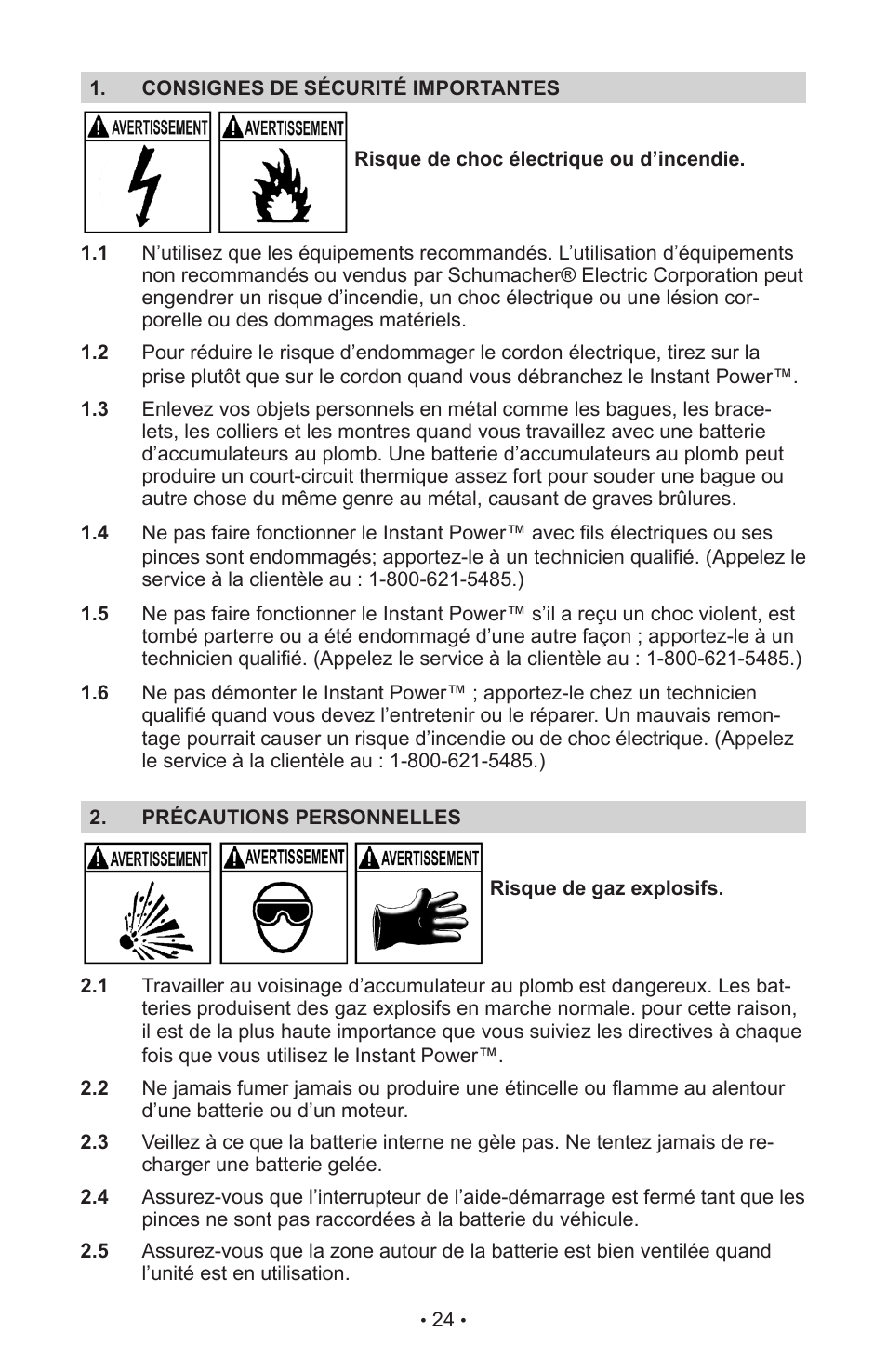 Schumacher IP-1800I User Manual | Page 28 / 37