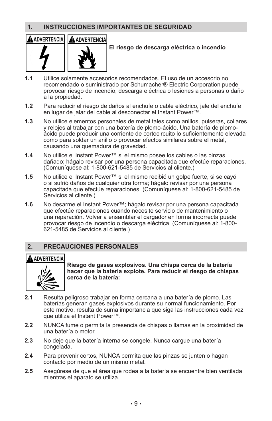 Schumacher IP-55 User Manual | Page 13 / 27