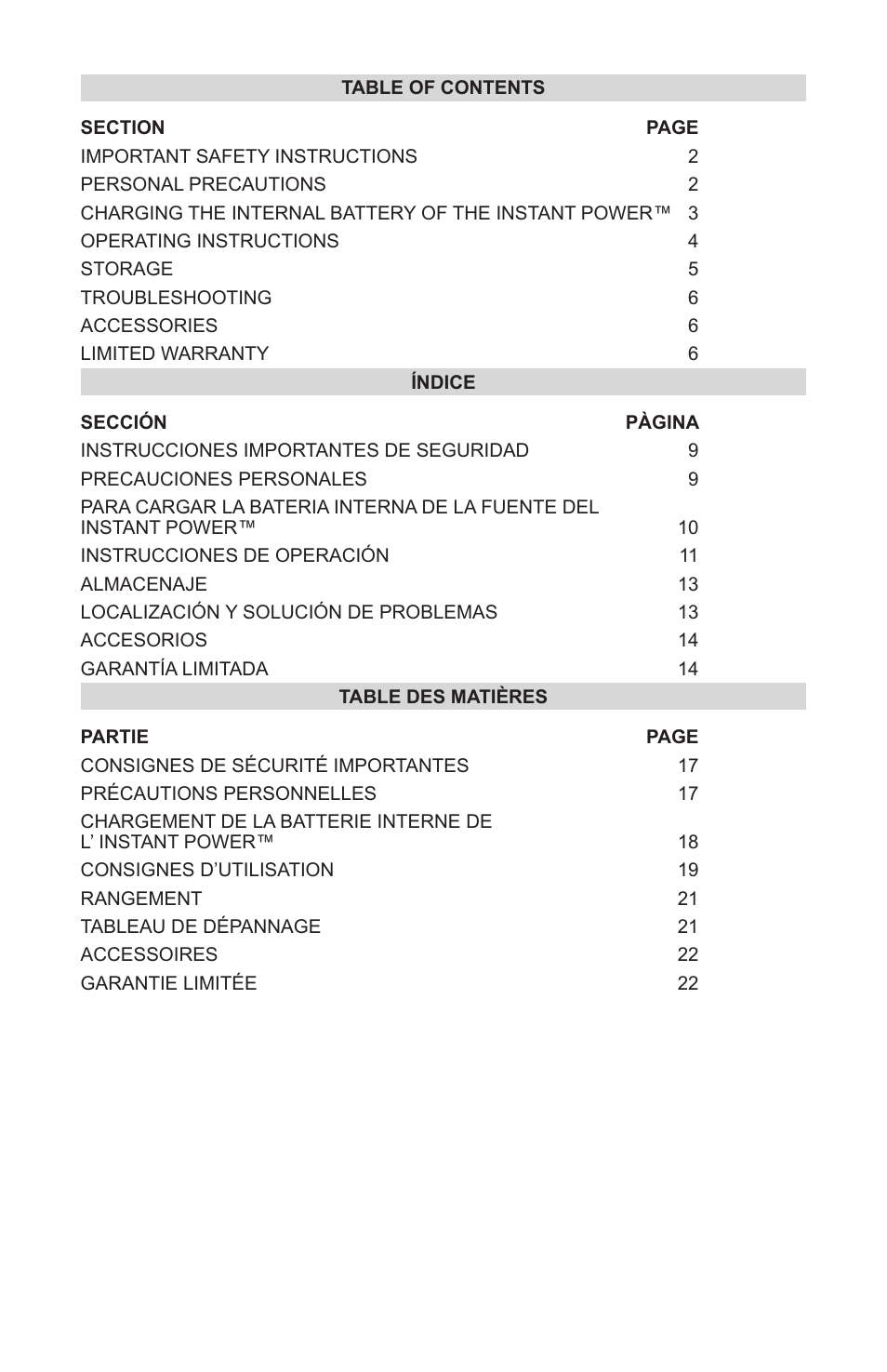 Schumacher IP-55 User Manual | Page 3 / 27