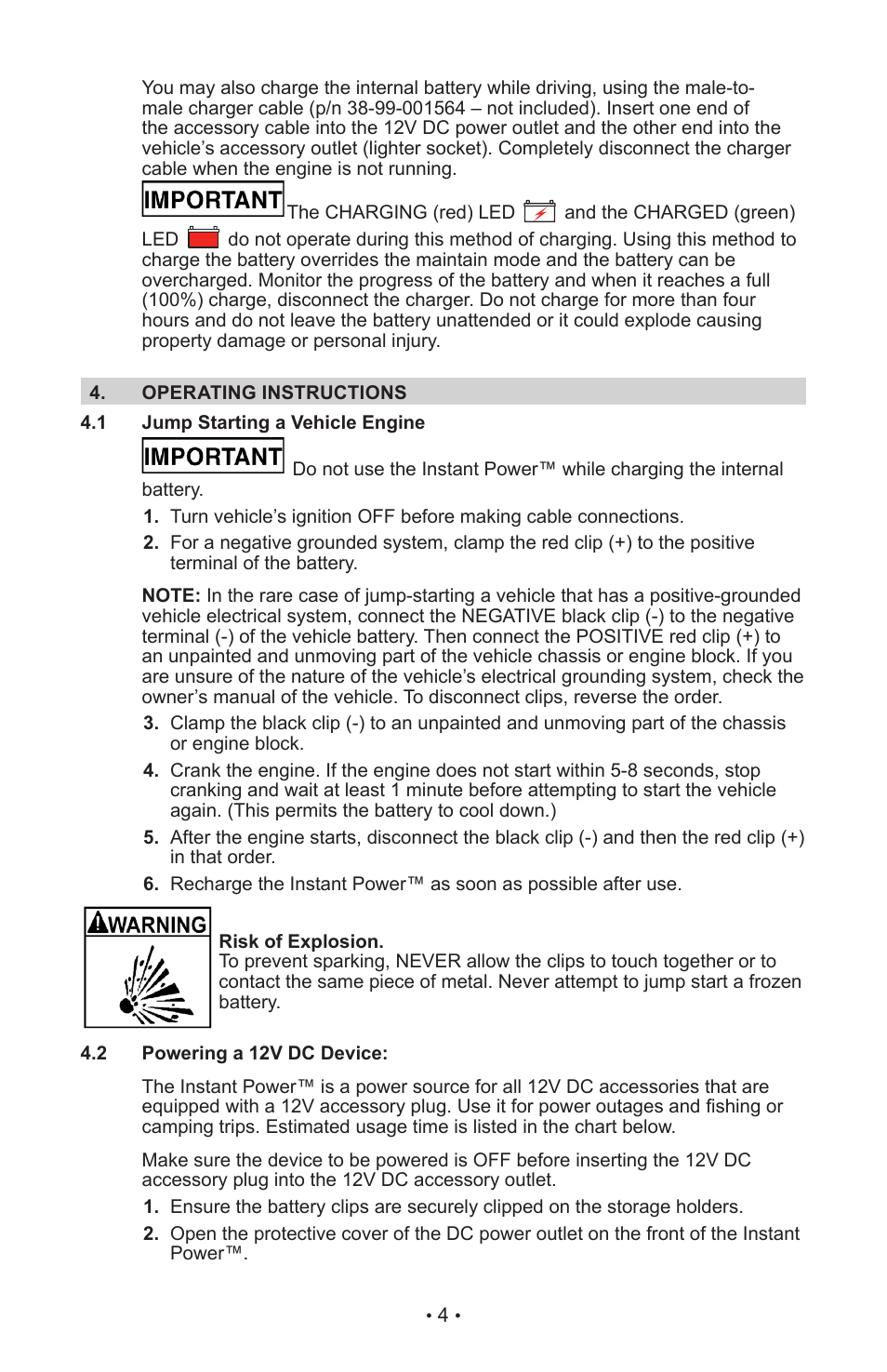 Schumacher IP-55 User Manual | Page 8 / 27