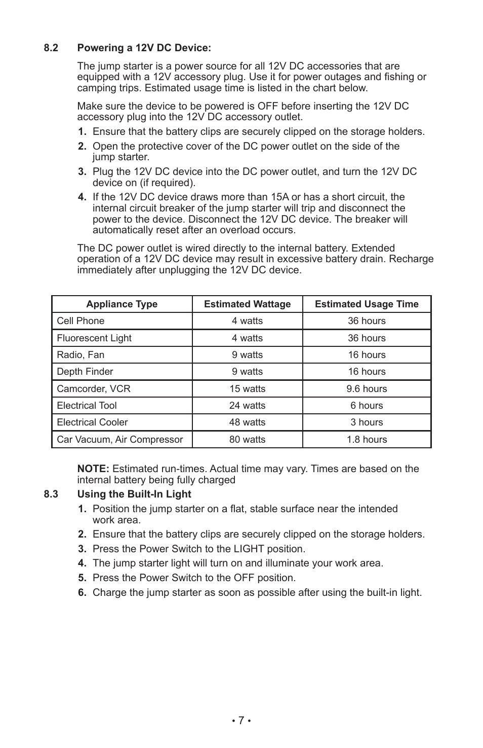 Schumacher 71486 5SEARS User Manual | Page 10 / 12