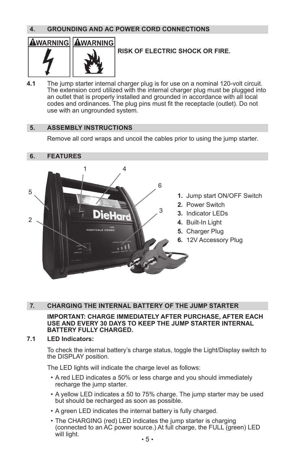 Schumacher 71486 5SEARS User Manual | Page 8 / 12