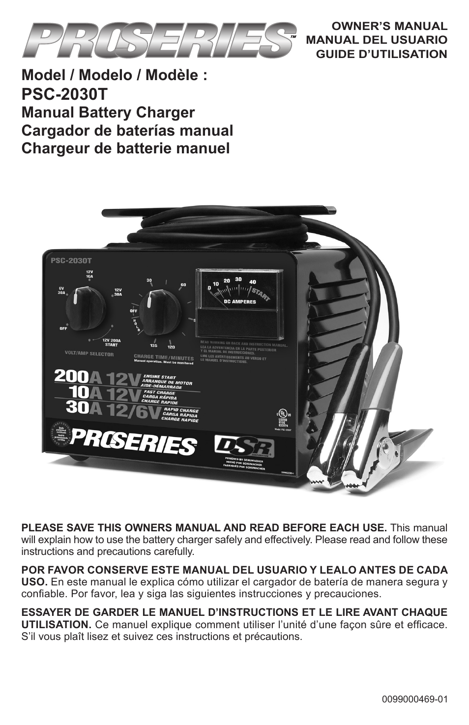 Schumacher PSC-2030T User Manual | 32 pages