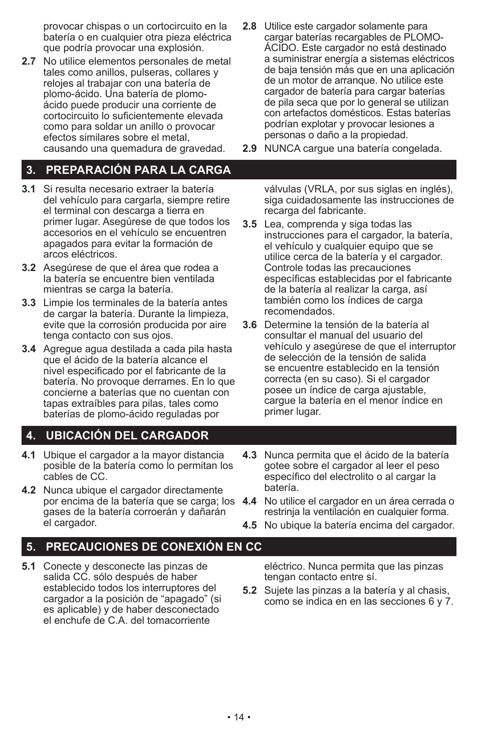 Schumacher PSC-2030T User Manual | Page 14 / 32