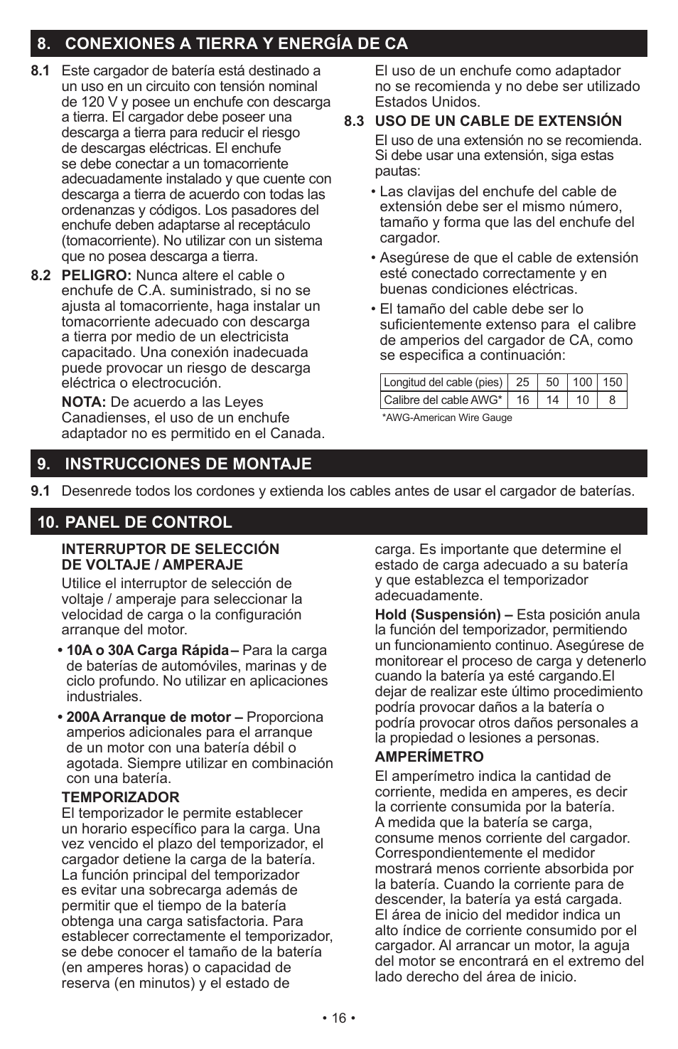 Schumacher PSC-2030T User Manual | Page 16 / 32