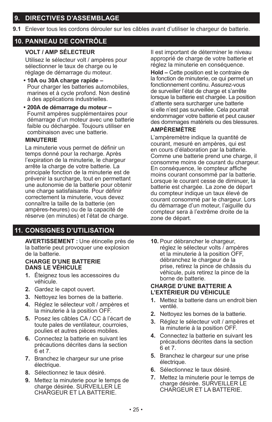 Schumacher PSC-2030T User Manual | Page 25 / 32
