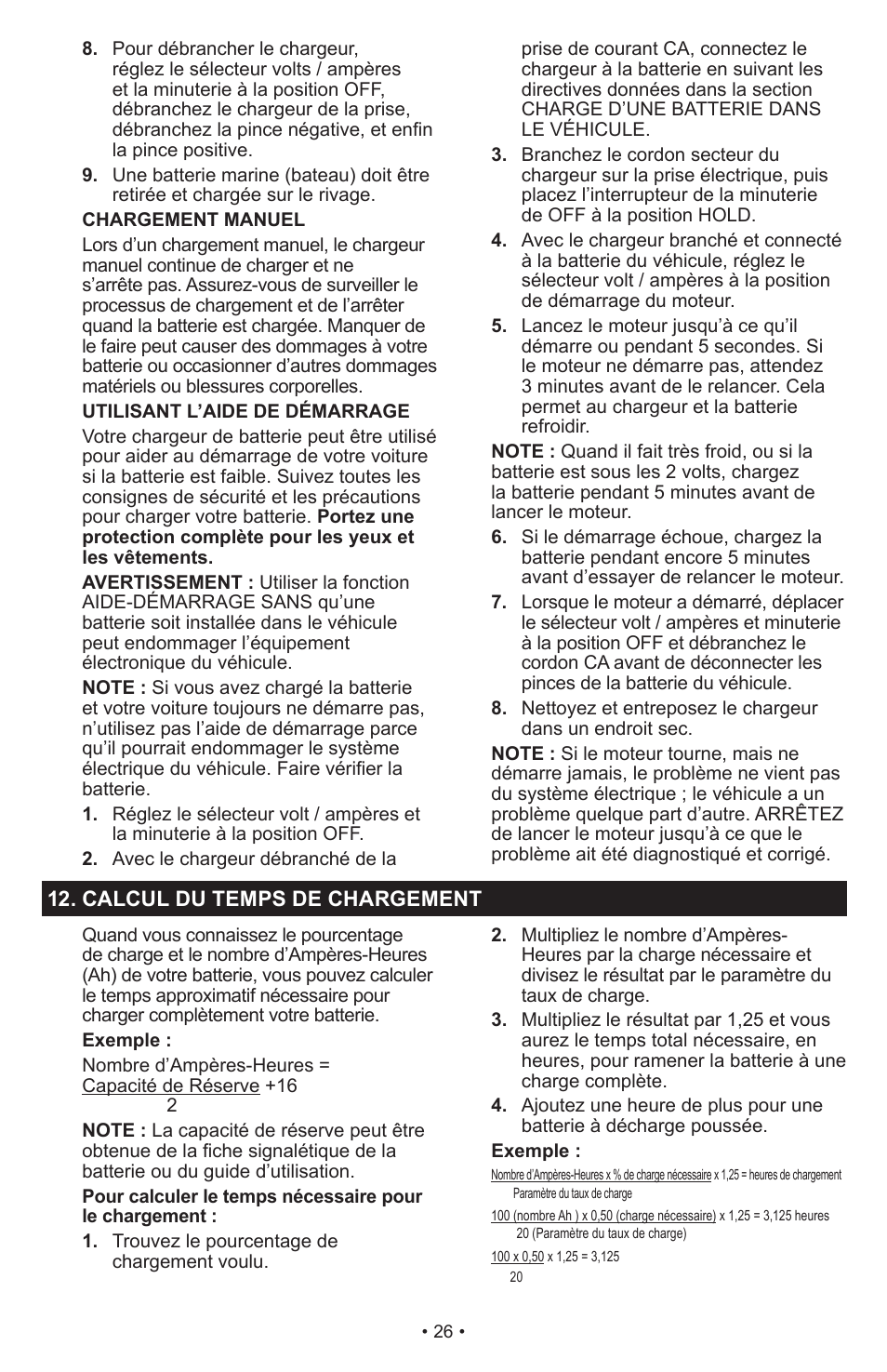 Schumacher PSC-2030T User Manual | Page 26 / 32