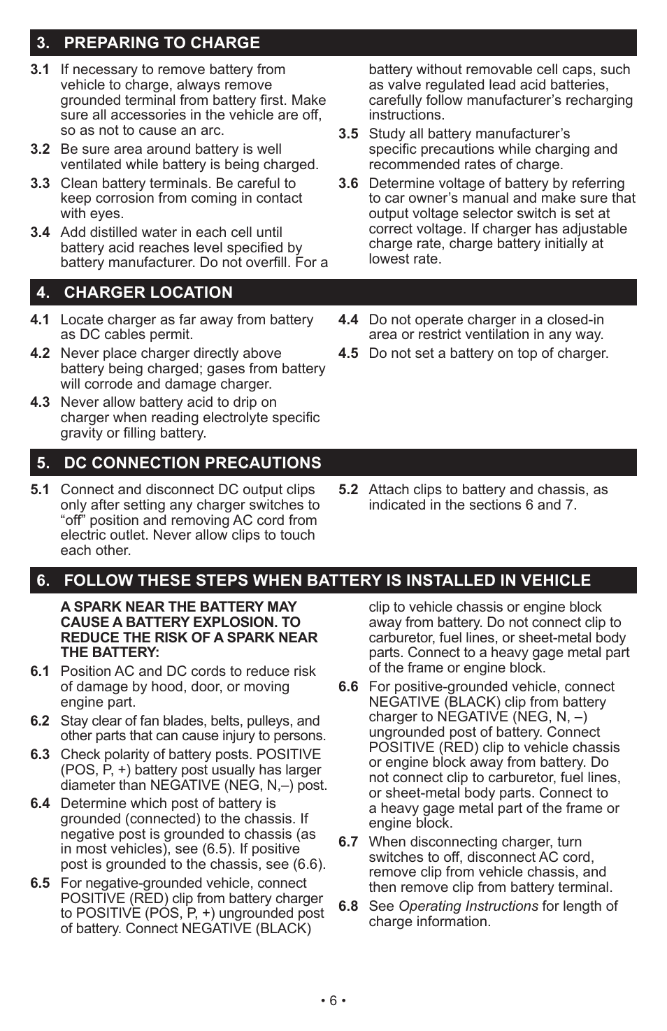 Schumacher PSC-2030T User Manual | Page 6 / 32