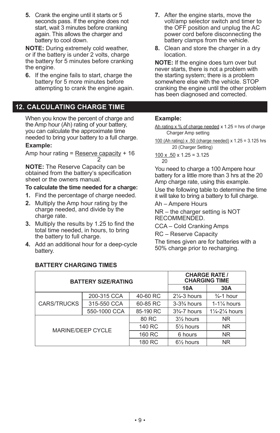 Schumacher PSC-2030T User Manual | Page 9 / 32