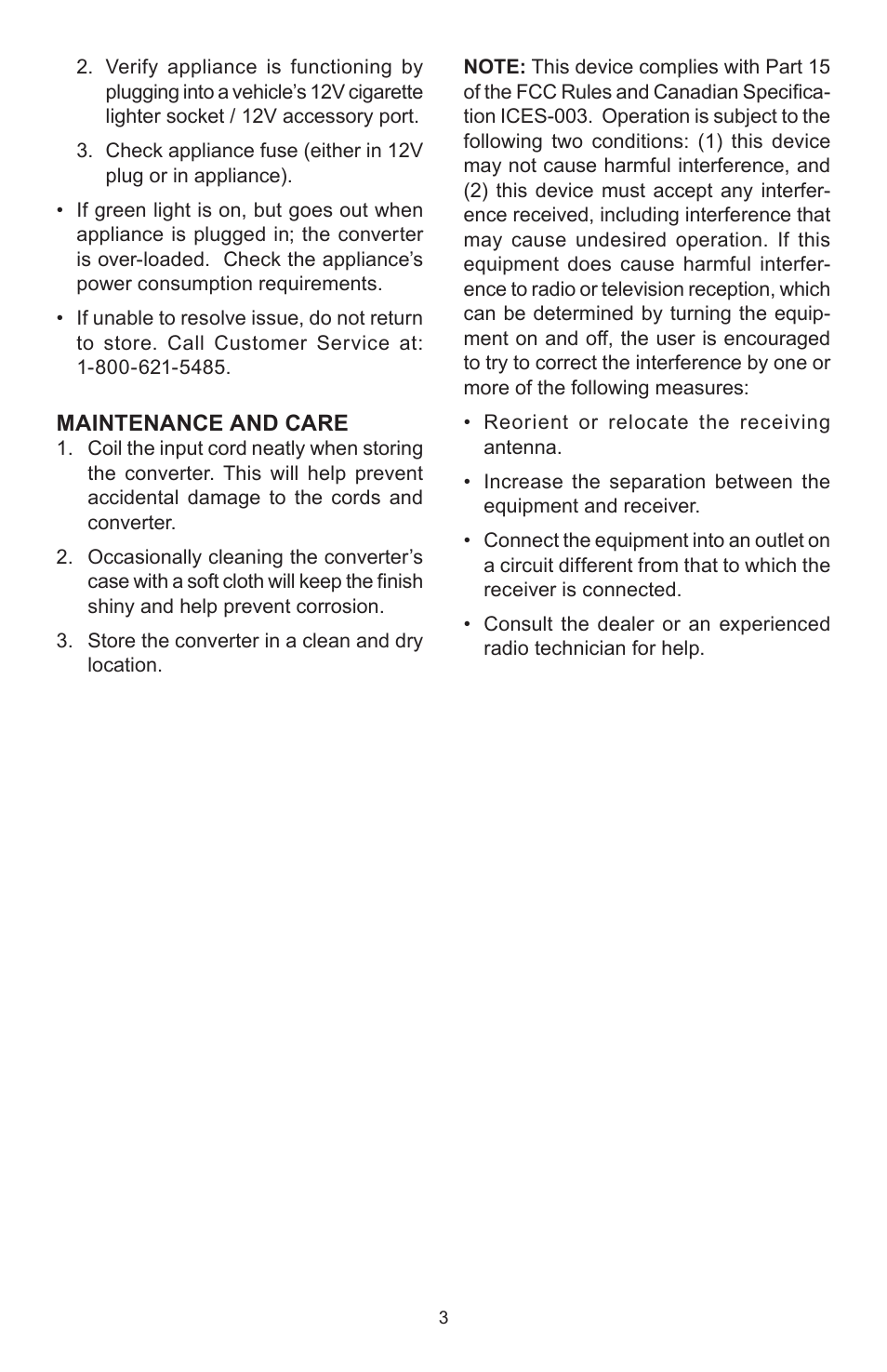 Schumacher PC-6 User Manual | Page 3 / 4