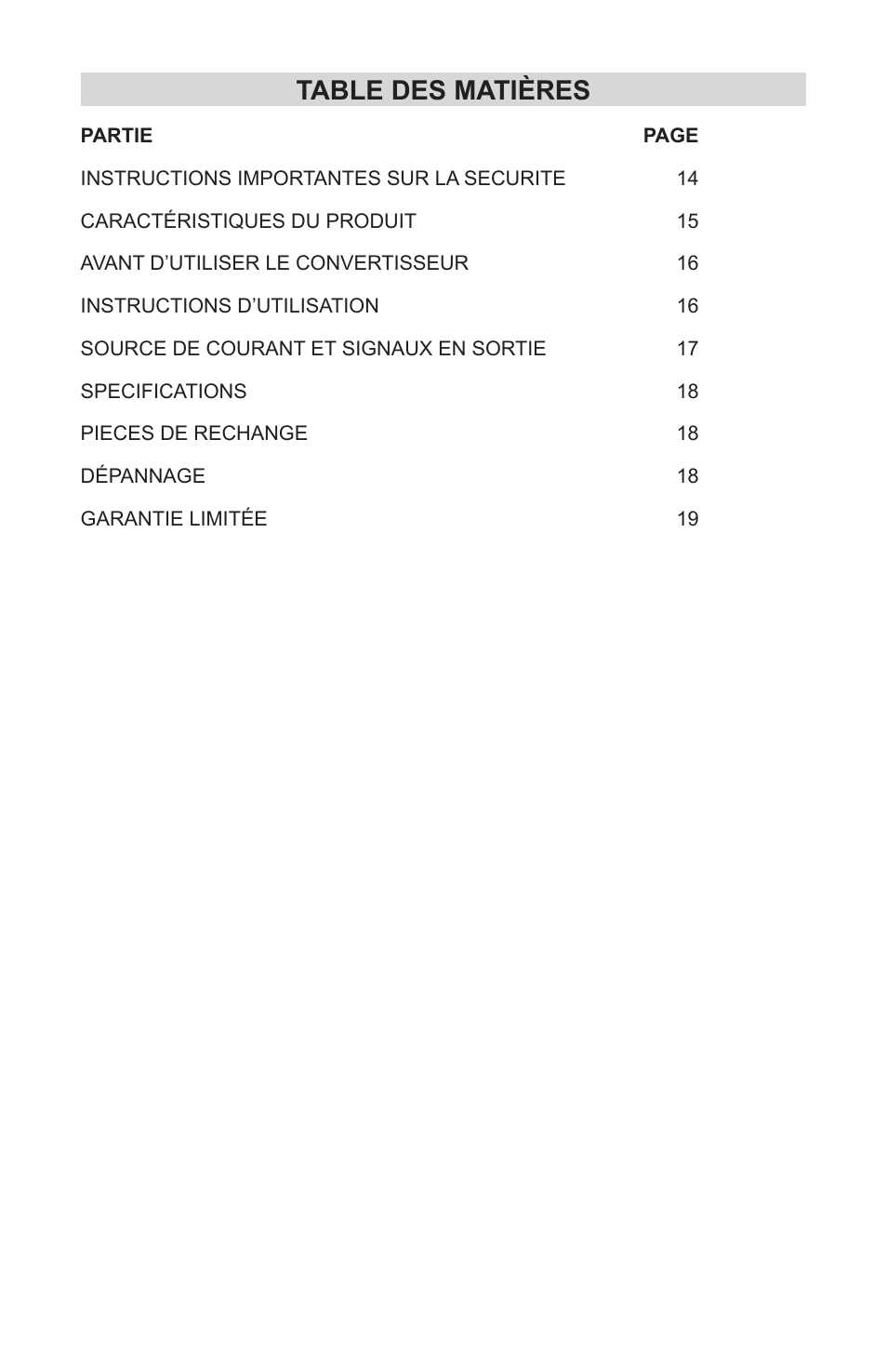 Schumacher SAC-110 User Manual | Page 3 / 23