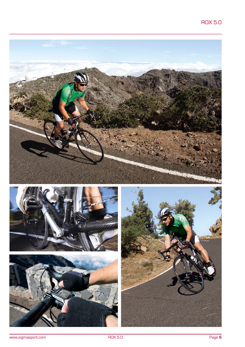 Rox 5.0 | SIGMA ROX 5.0 User Manual | Page 6 / 40