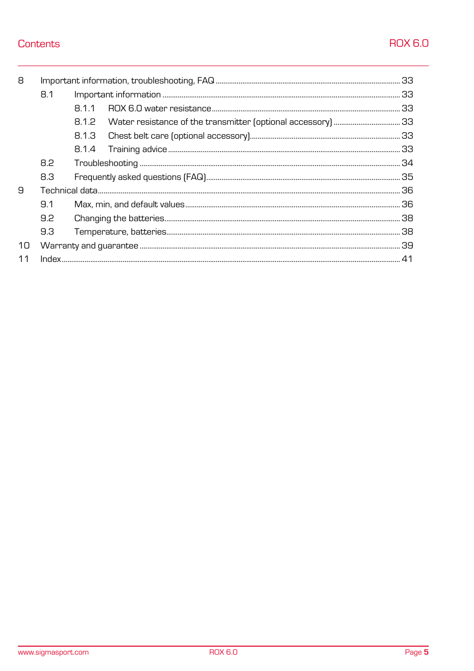 SIGMA ROX 6.0 CAD User Manual | Page 5 / 42