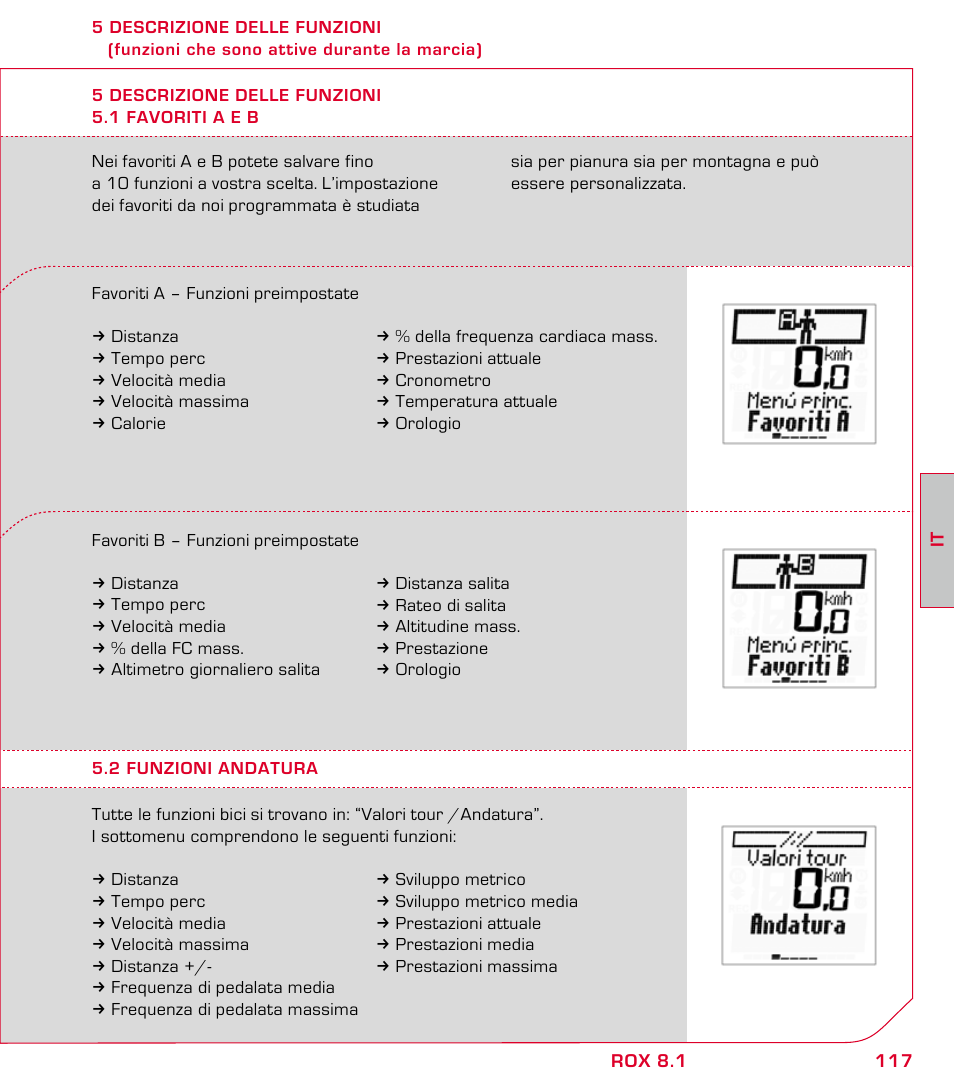 SIGMA ROX 8.1 User Manual | Page 117 / 172