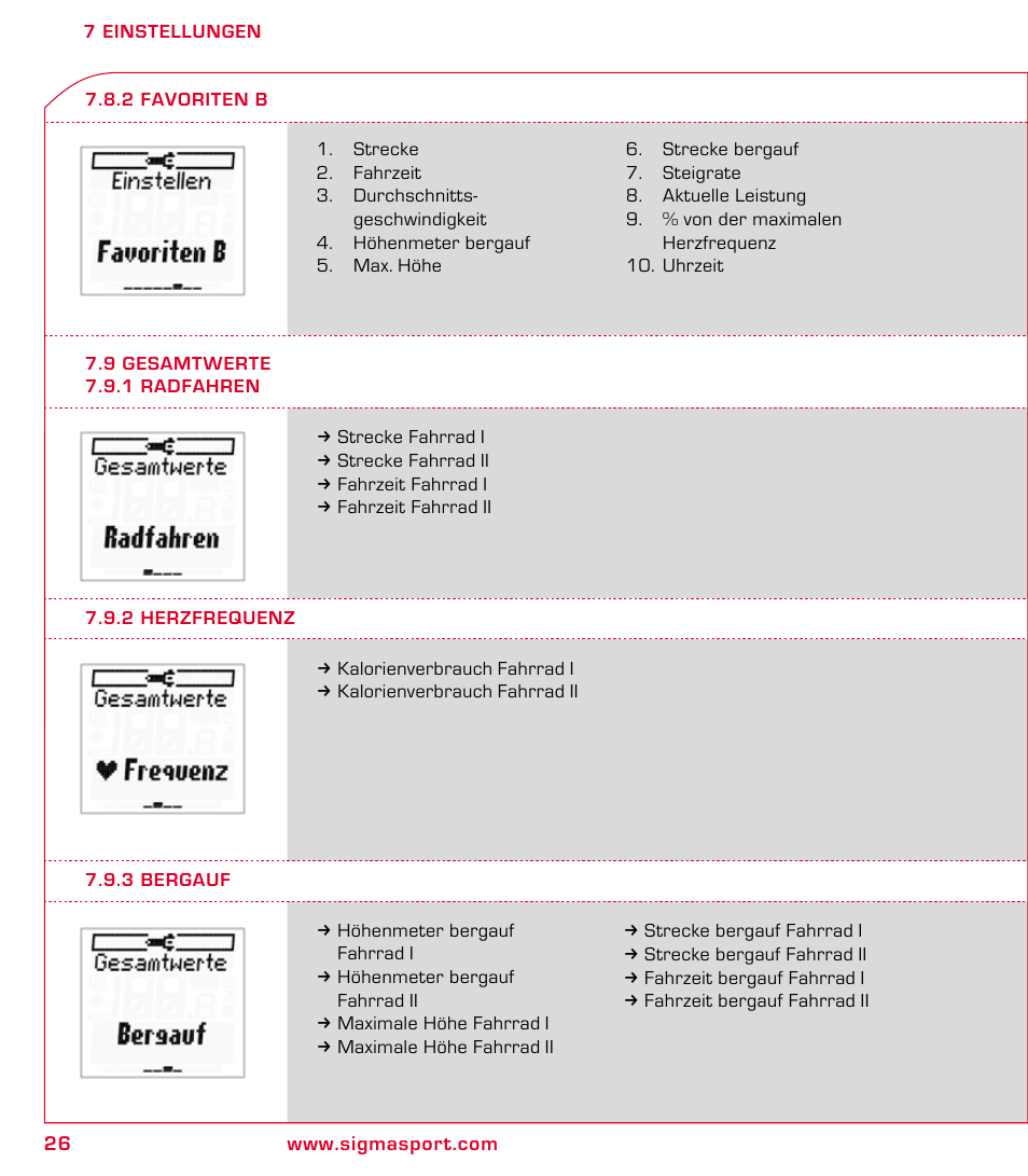 SIGMA ROX 8.1 User Manual | Page 26 / 172