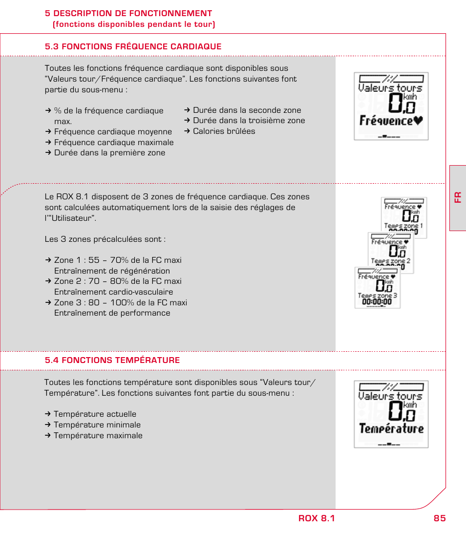 SIGMA ROX 8.1 User Manual | Page 85 / 172