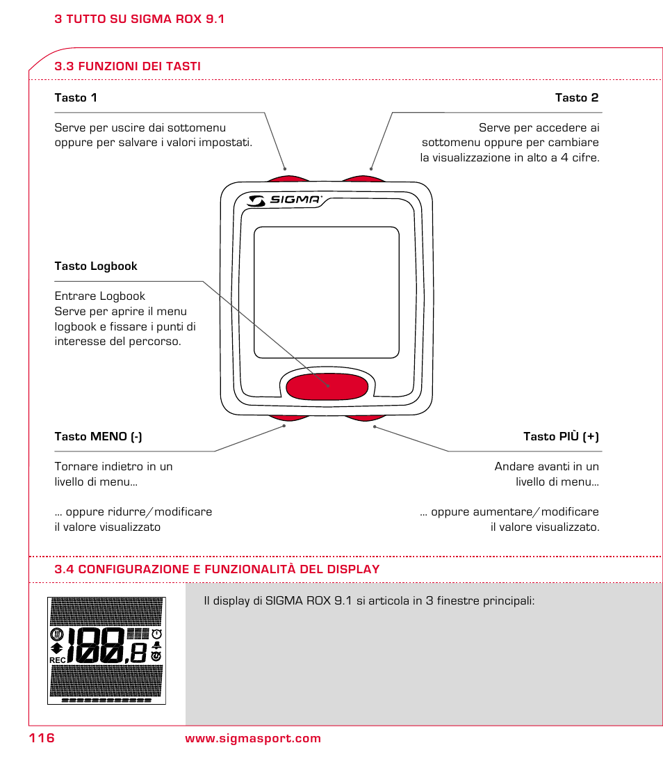 SIGMA ROX 9.1 User Manual | Page 116 / 184