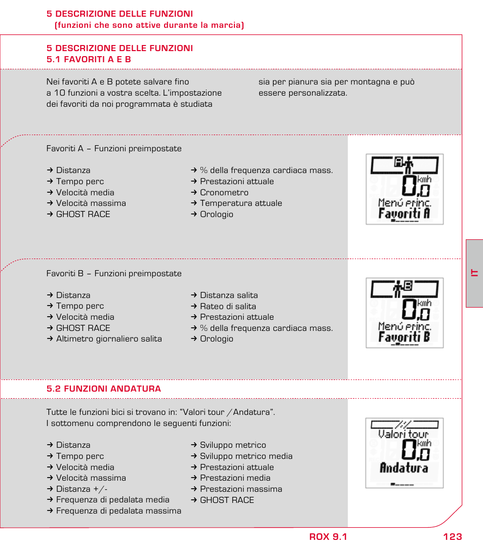 SIGMA ROX 9.1 User Manual | Page 123 / 184