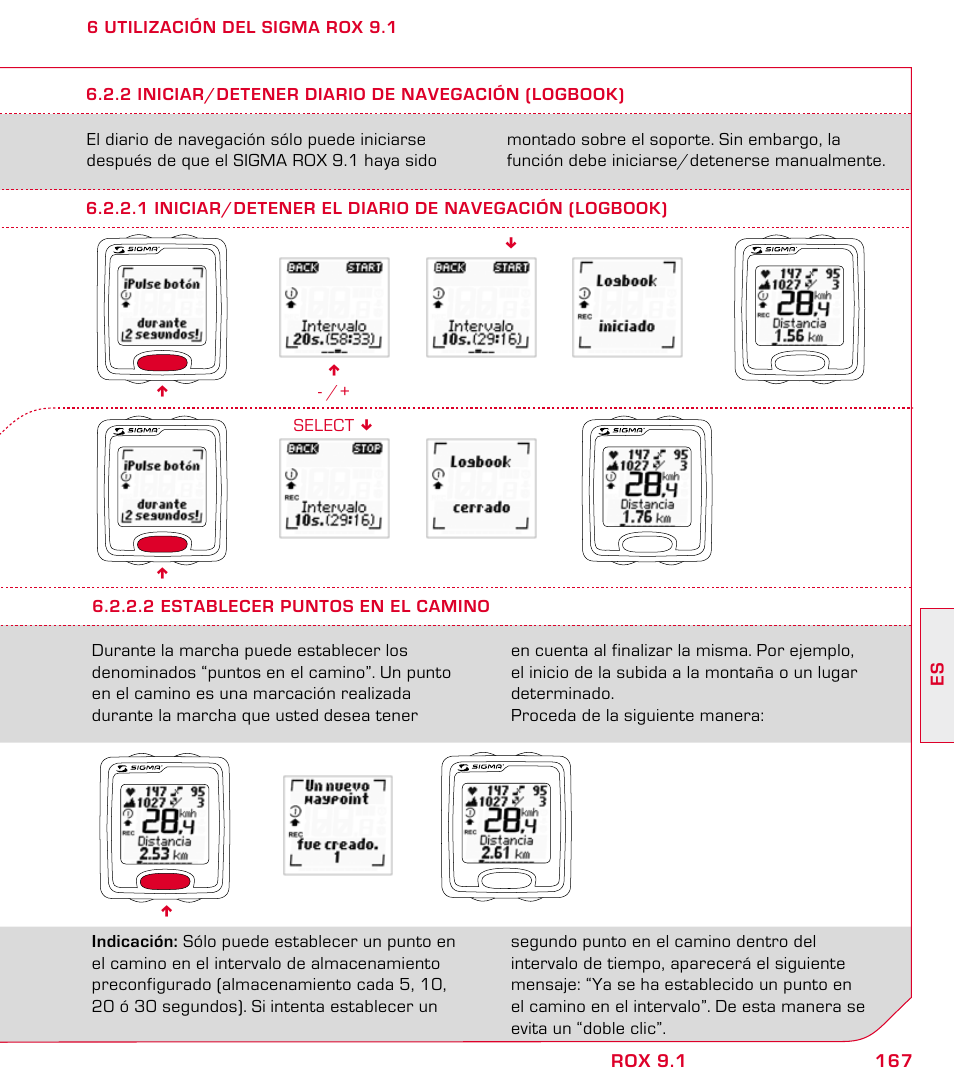 SIGMA ROX 9.1 User Manual | Page 167 / 184