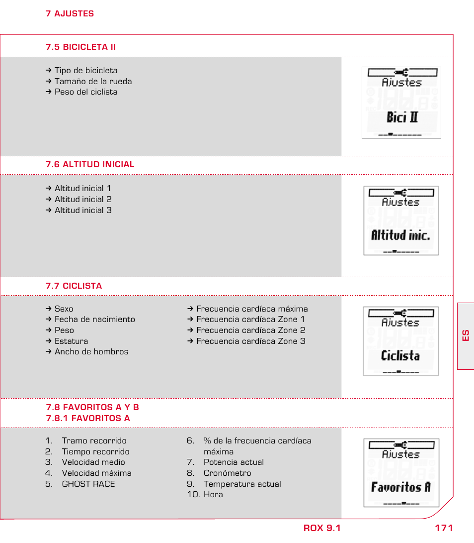 SIGMA ROX 9.1 User Manual | Page 171 / 184