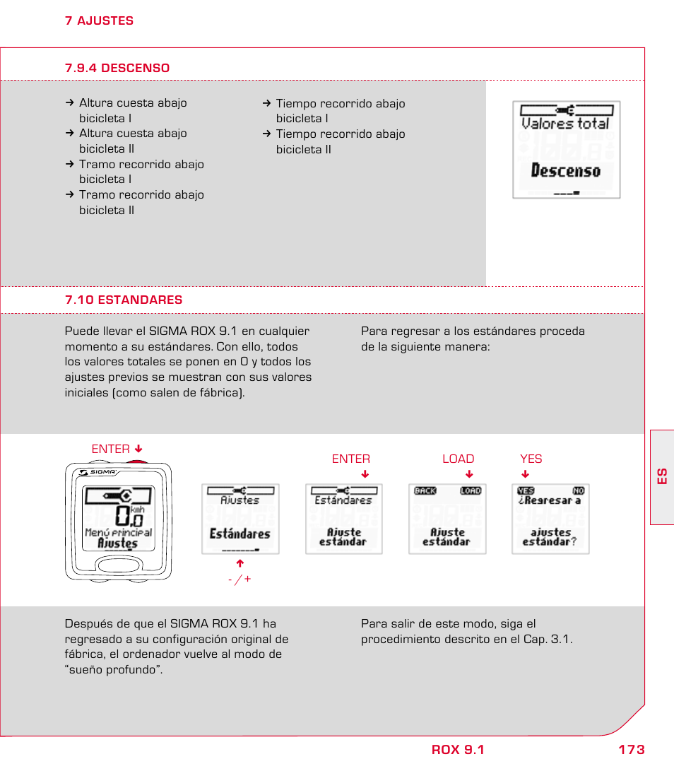 SIGMA ROX 9.1 User Manual | Page 173 / 184